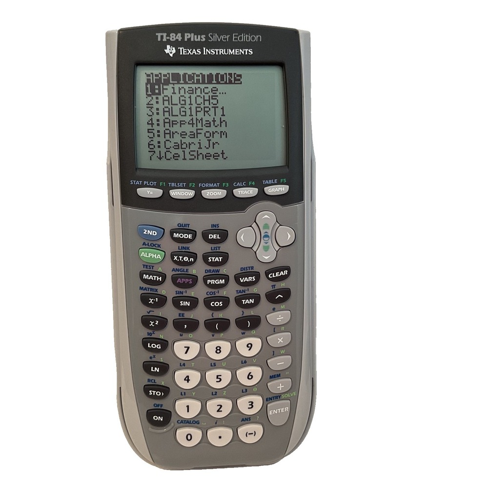 Texas Instruments TI-84 Plus Silver Edition Scientific Graphing Calculator Works